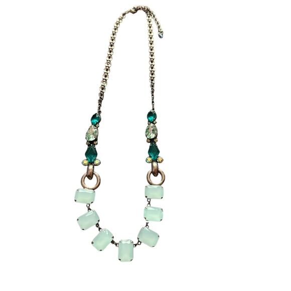 Sorrelli Crystal Statement Silver Tone Necklace